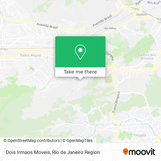 Dois Irmaos Moveis map