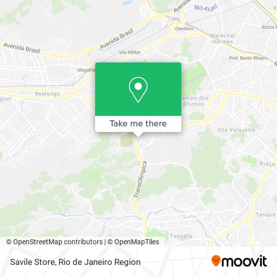 Savile Store map
