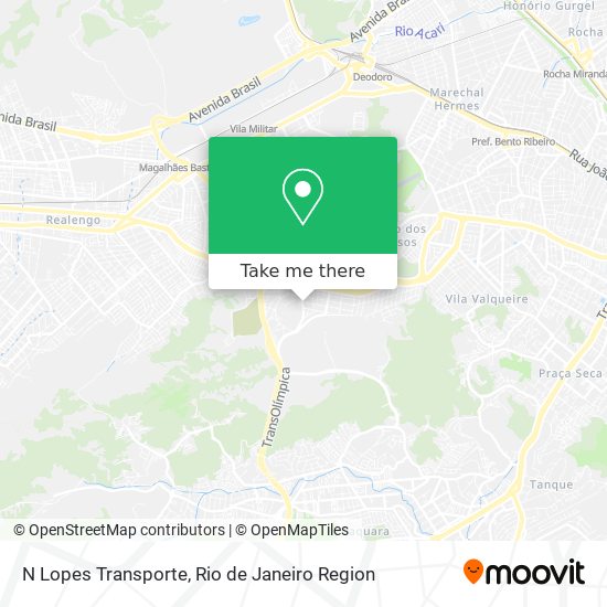 N Lopes Transporte map