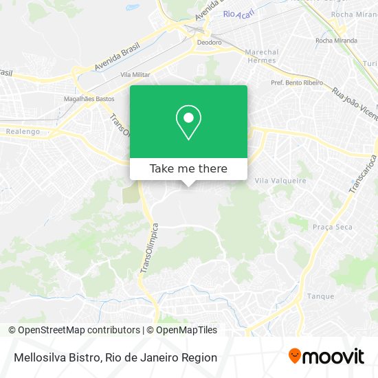 Mapa Mellosilva Bistro