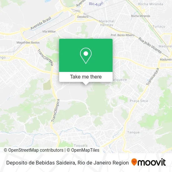 Deposito de Bebidas Saideira map