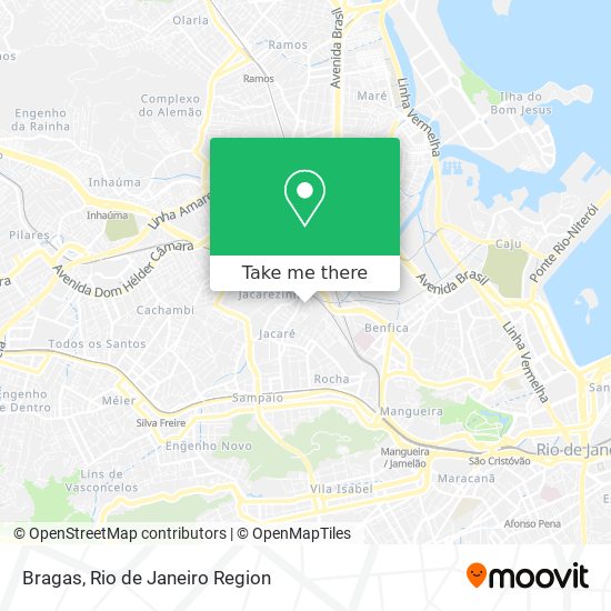 Mapa Bragas