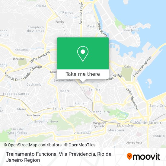 Mapa Treinamento Funcional Vila Previdencia