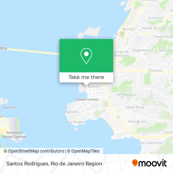 Santos Rodrigues map