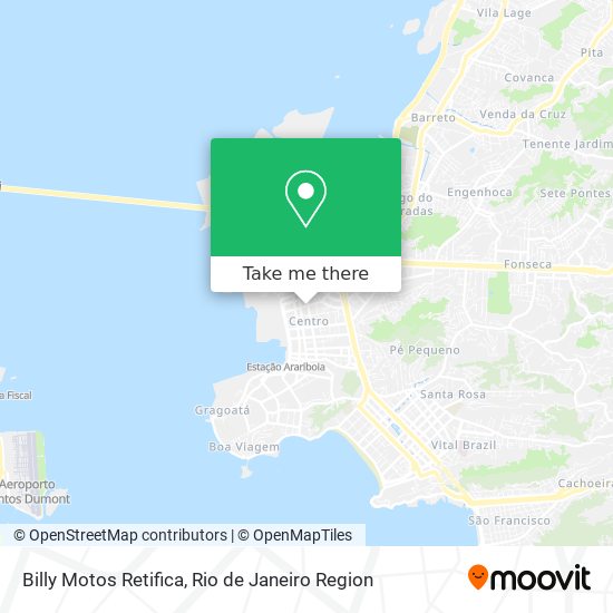 Mapa Billy Motos Retifica