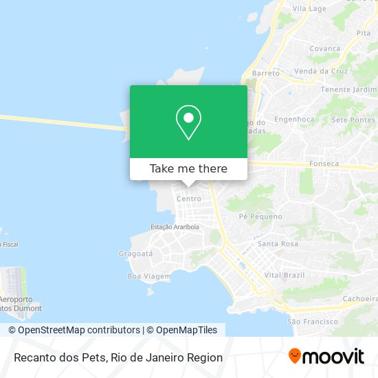 Recanto dos Pets map