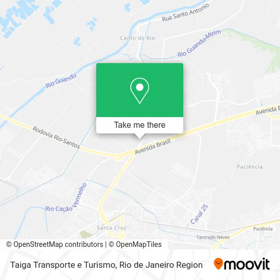 Taiga Transporte e Turismo map