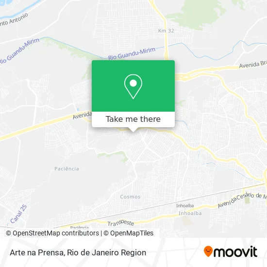 Arte na Prensa map