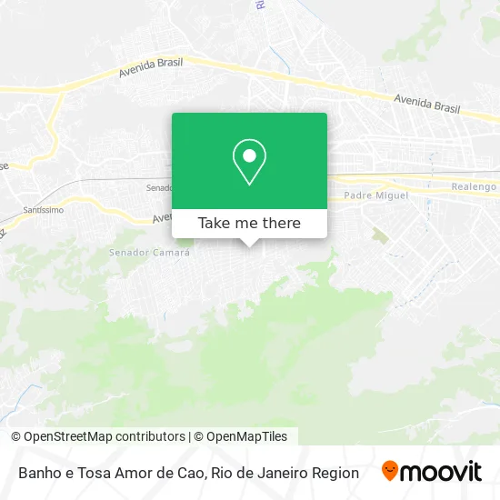 Banho e Tosa Amor de Cao map