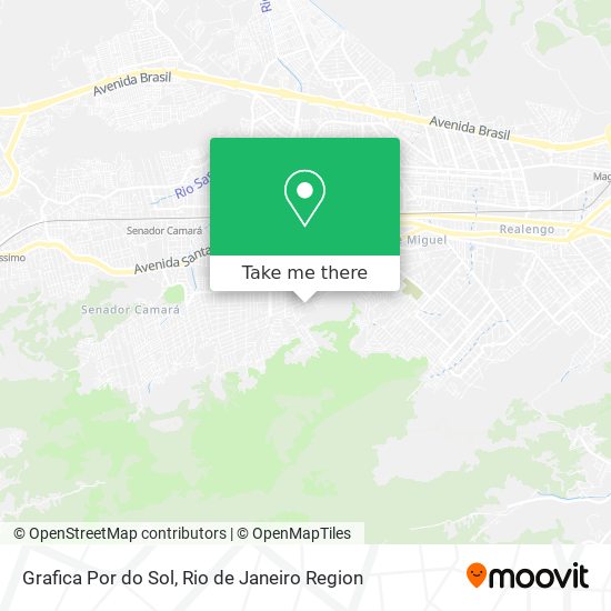 Grafica Por do Sol map