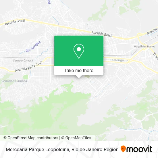 Mercearia Parque Leopoldina map