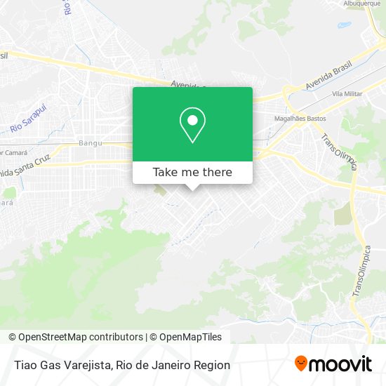 Tiao Gas Varejista map