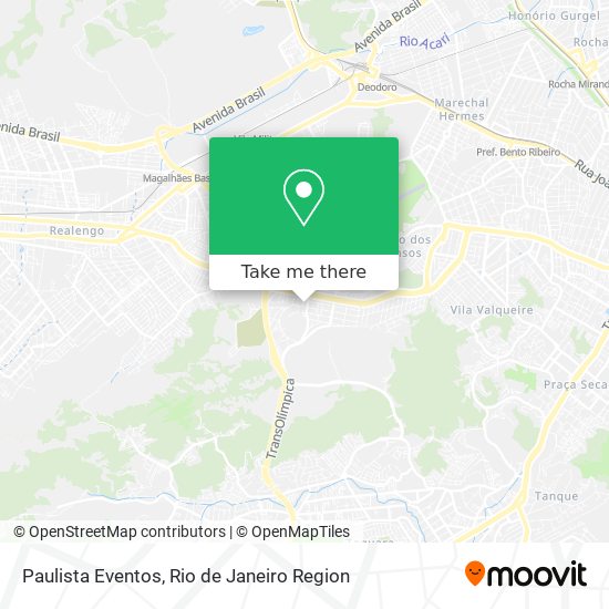 Paulista Eventos map