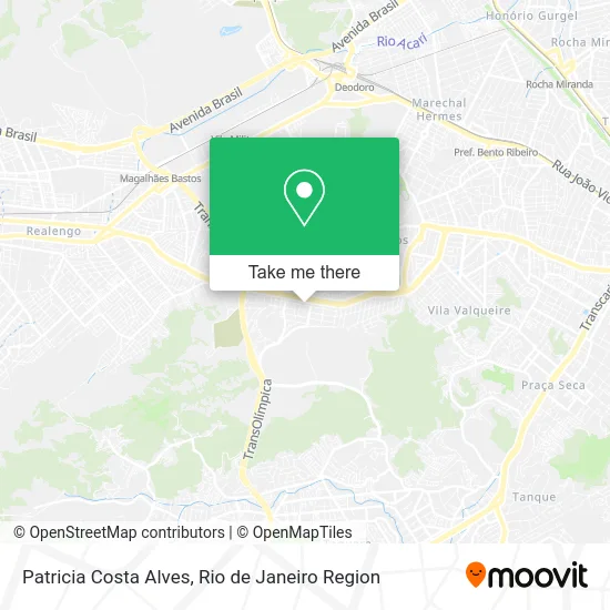 Patricia Costa Alves map