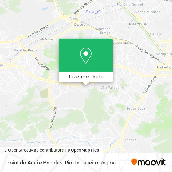 Point do Acai e Bebidas map