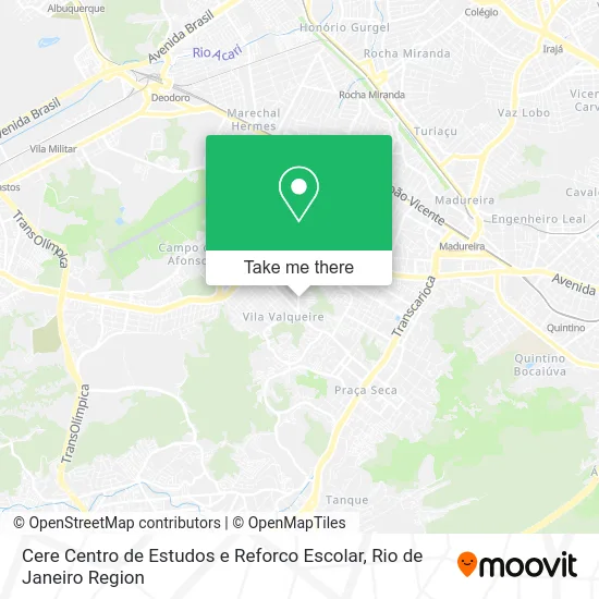 Cere Centro de Estudos e Reforco Escolar map
