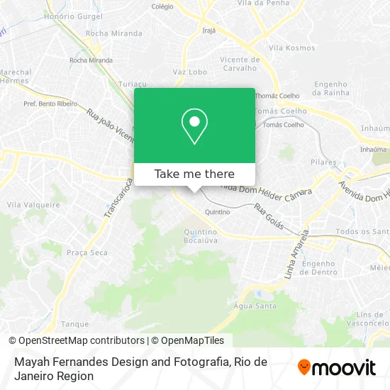 Mayah Fernandes Design and Fotografia map