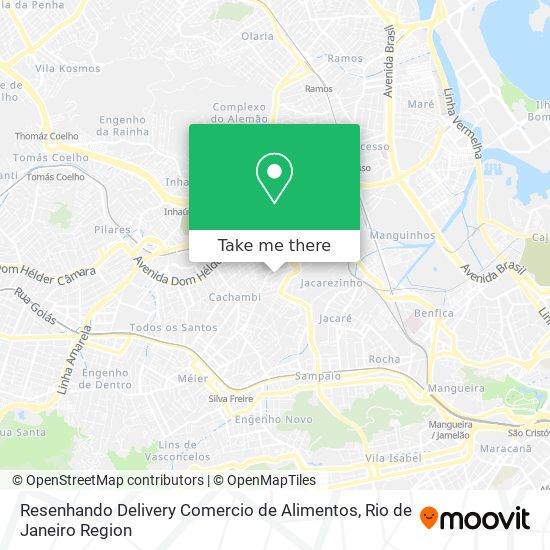 Resenhando Delivery Comercio de Alimentos map