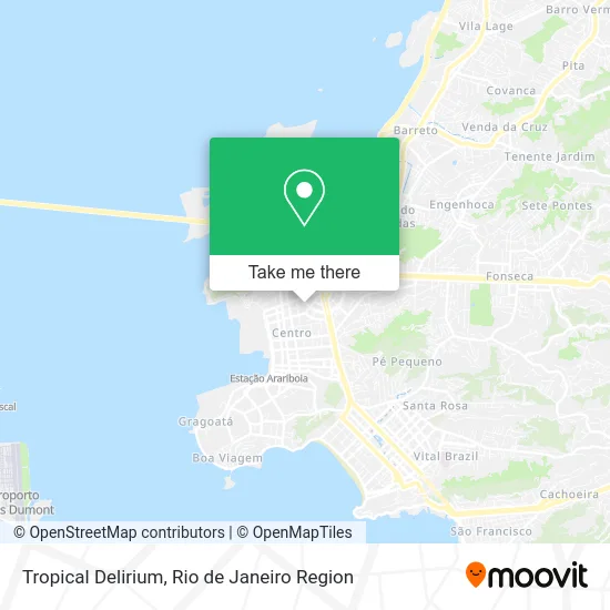 Delirio Tropical map