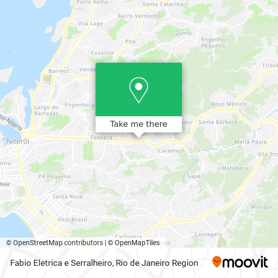 Mapa Fabio Eletrica e Serralheiro