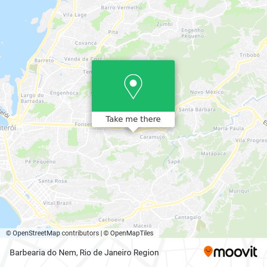 Mapa Barbearia do Nem