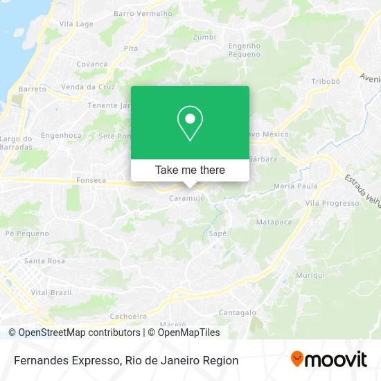 Fernandes Expresso map
