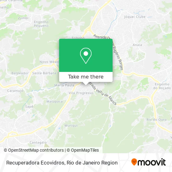 Recuperadora Ecovidros map