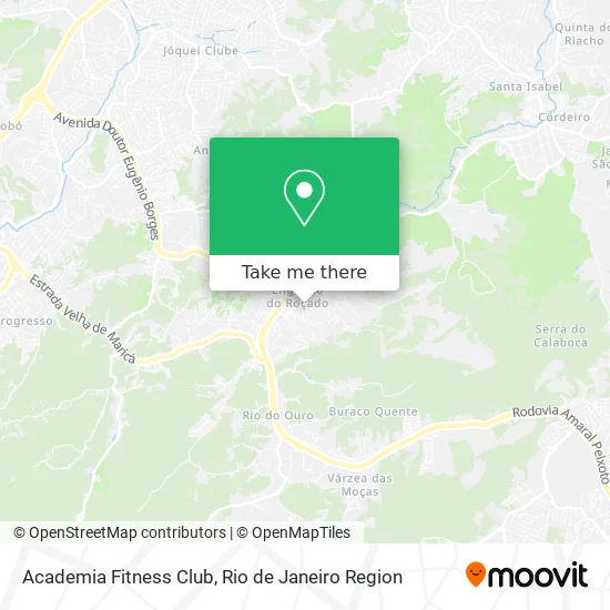 Academia Fitness Club map