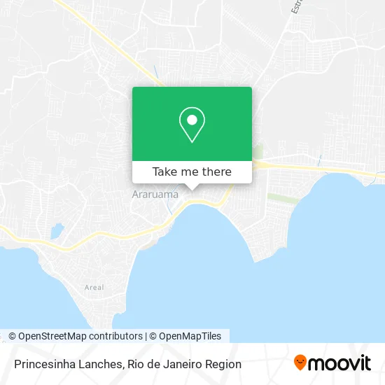 Princesinha Lanches map