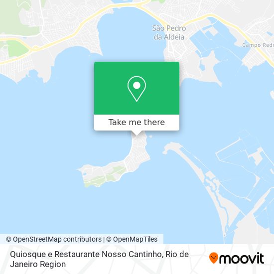 Quiosque e Restaurante Nosso Cantinho map