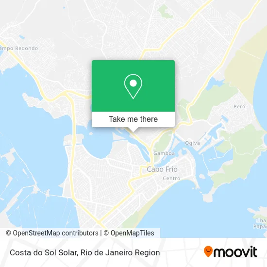 Costa do Sol Solar map