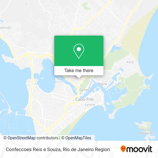 Confeccoes Reis e Souza map