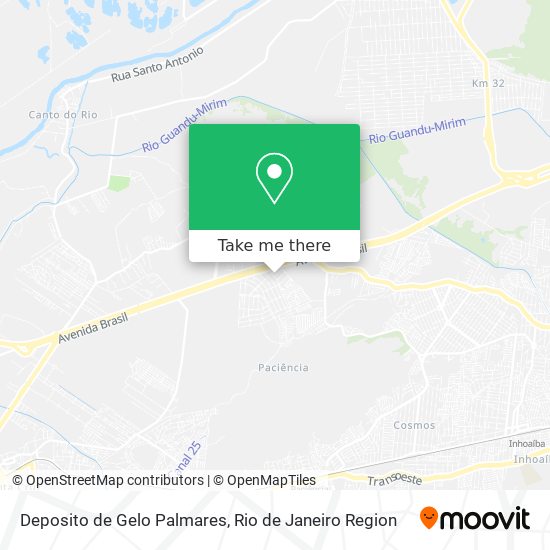 Deposito de Gelo Palmares map