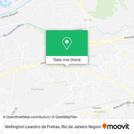 Wellington Leandro de Freitas map