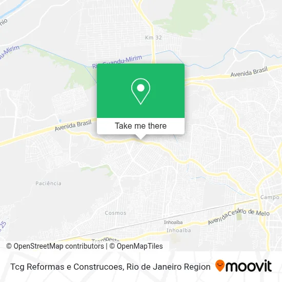 Tcg Reformas e Construcoes map