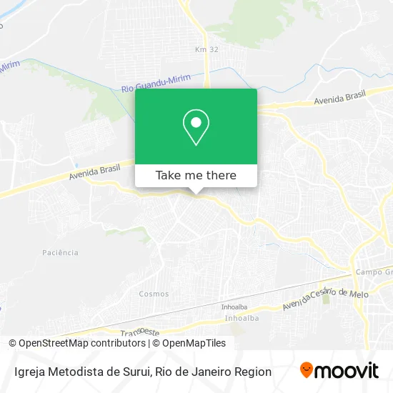 Igreja Metodista de Surui map