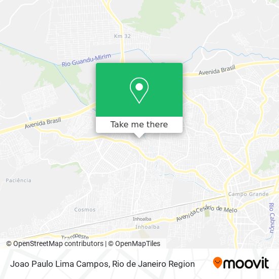 Joao Paulo Lima Campos map
