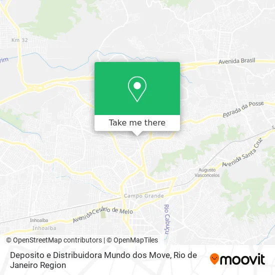 Deposito e Distribuidora Mundo dos Move map