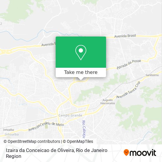 Izaira da Conceicao de Oliveira map