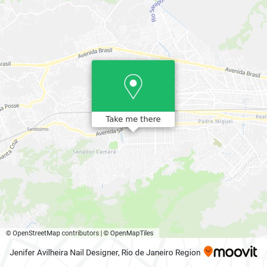 Jenifer Avilheira Nail Designer map