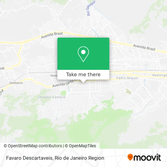Favaro Descartaveis map