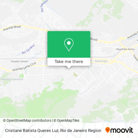 Mapa Cristiane Batista Queres Luz