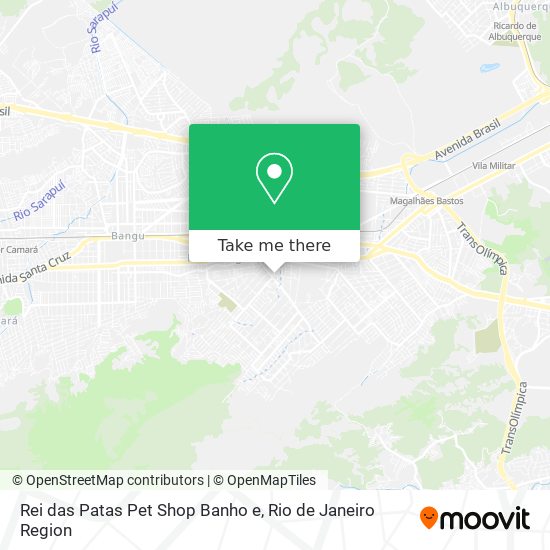 Rei das Patas Pet Shop Banho e map