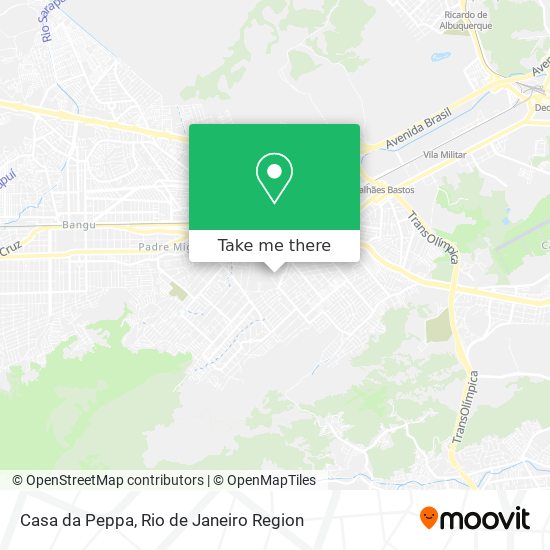 Casa da Peppa map