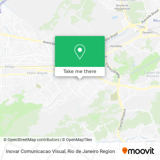Inovar Comunicacao Visual map