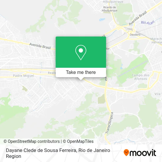 Dayane Clede de Sousa Ferreira map