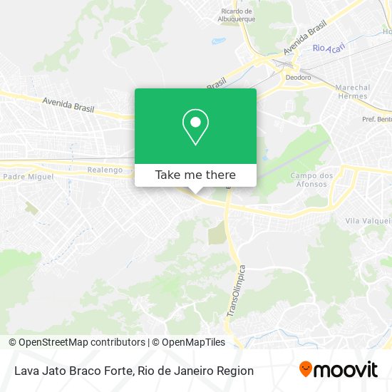 Lava Jato Braco Forte map