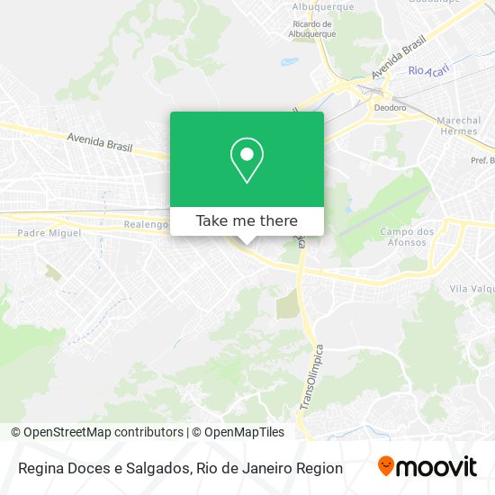 Regina Doces e Salgados map
