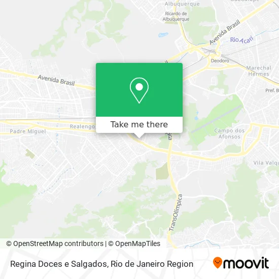 Regina Doces e Salgados map