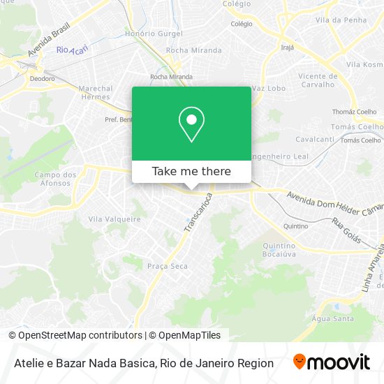 Atelie e Bazar Nada Basica map